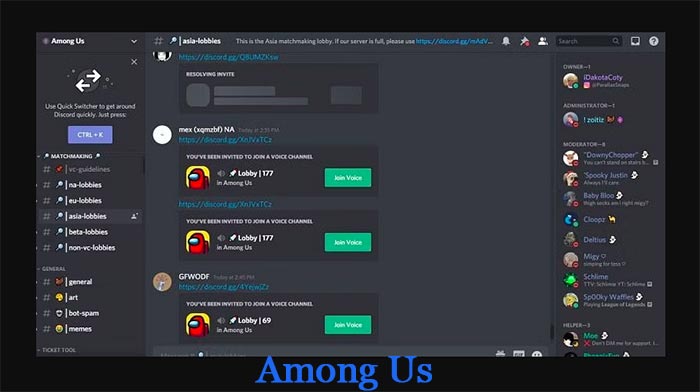 Among Us discord Server