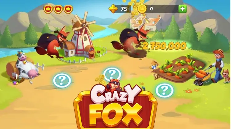 crazy fox reward calendar