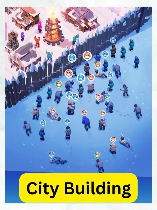 City Building in Frozen City Apk