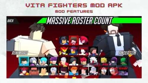 Mod Features of Vita Fighters apk mod