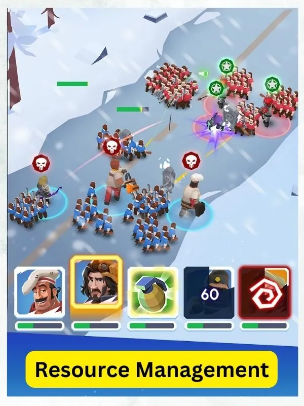 Resource Management in Frozen City Apk